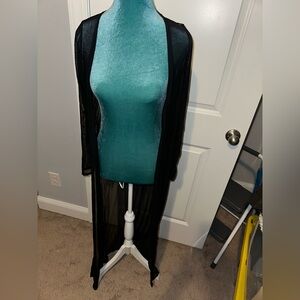 Long Black Duster 🧥✨